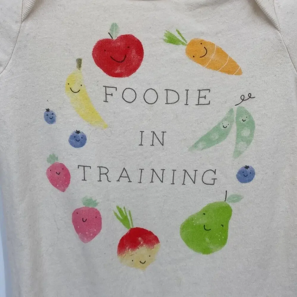 Baby Gap Unisex Organic Cotton Off White Sleeper/ Footie Size 0-3 Months